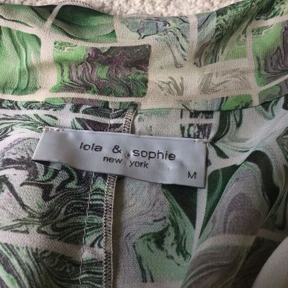 Lola & Sophie Tile Print Drawstring Jacket - Picture 7 of 10